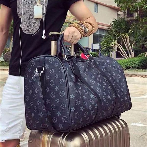 TOP Duffel Bags Outdoor Packs fashion men travel duffle bags brand designer luggage handbags With lock large capacity sport bag