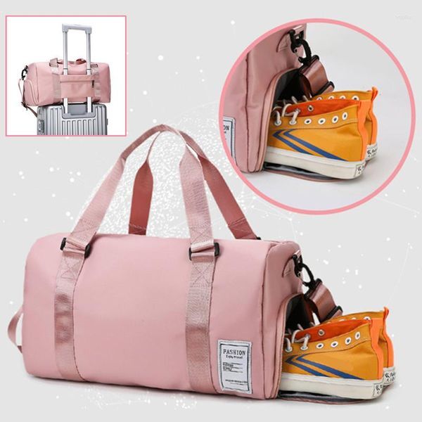 Outdoor Bags Gym For Men Travel Women&#39;s Large Swimming Handbags Waterproof Fitness Luggage Suitcase Shoulder Bolsas Yoga Sports Female