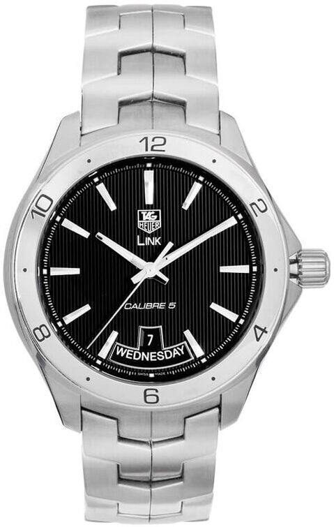 Pre-Owned TAG Heuer Link Black Dial Watch, 40mm