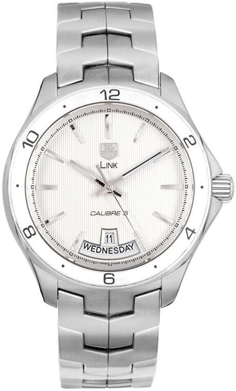 Pre-Owned TAG Heuer Link Silver Dial Watch, 40mm