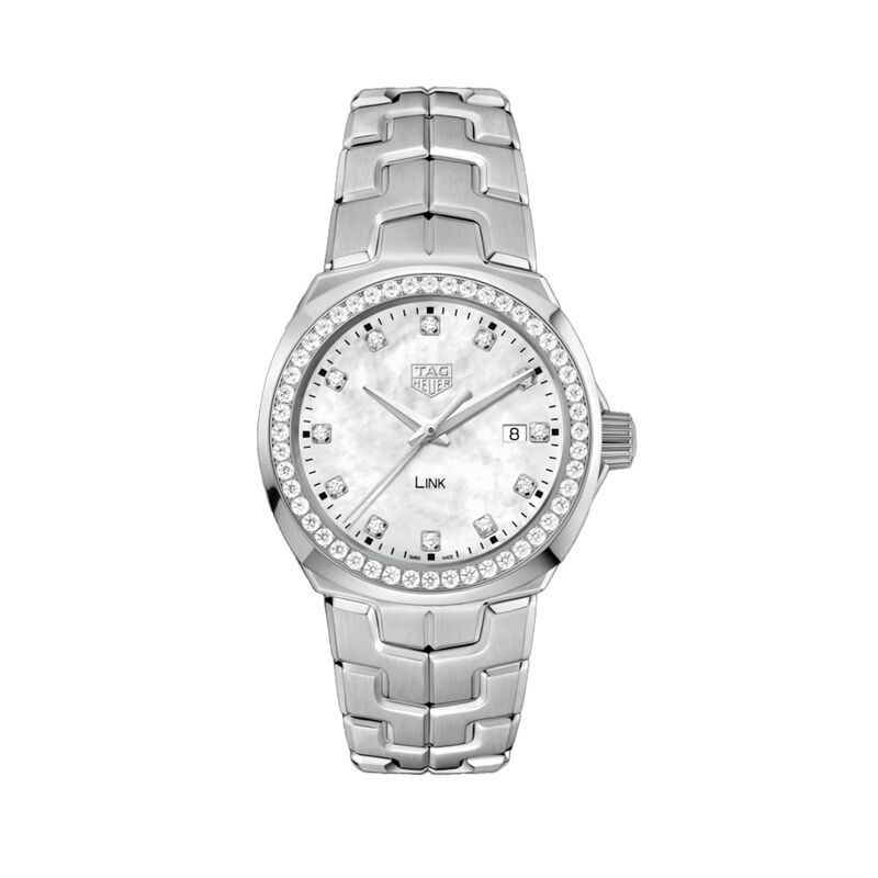 TAG Heuer Link Quartz Ladies Mother of Pearl Steel Watch