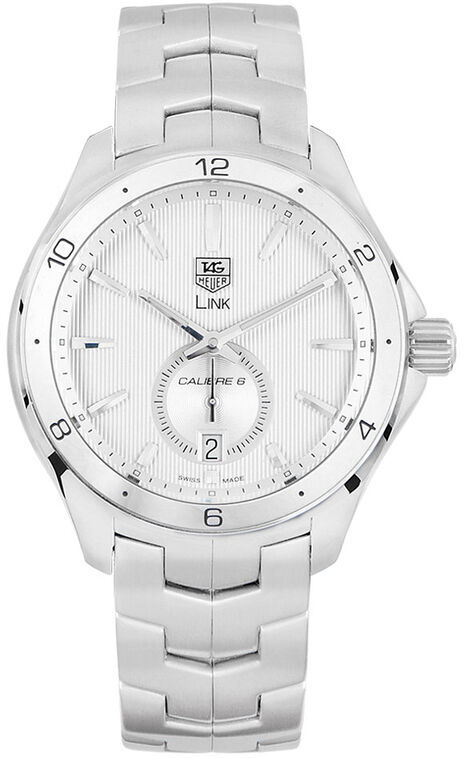 Pre-Owned TAG Heuer Link Silver Dial Watch, 40mm