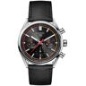 TAG Heuer Carrera Chronograph Watch Steel Case Black Multi-Colored Accented Dial, 42mm