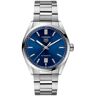 TAG Heuer Carrera Calibre 5 Auto Blue Steel Watch, 39mm