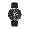TAG Heuer Carrera Chronograph Watch Black Dial Rubber Strap, 44mm