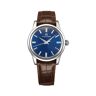 Grand Seiko Elegance Collection Watch Blue Dial Brown Leather Strap, 37.3mm