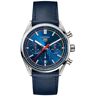 TAG Heuer Carrera Chronograph Watch Steel Case Blue Multi-color Accented Dial, 42mm