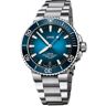 Oris Aquis Date Calibre 400 Watch Blue Dial Steel Bracelet, 43.5mm