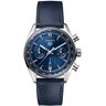 TAG Heuer Carrera Chronograph Watch Steel Case Blue Dial, 39mm