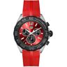 TAG Heuer Formula 1 Watch Steel Case Red Dial, 43mm