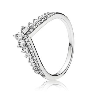 Pandora Princess Wishbone CZ Ring