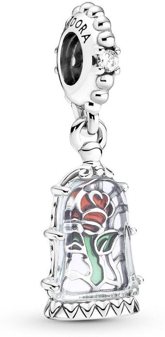 Pandora Disney Beauty & the Beast Enchanted Rose Dangle Charm