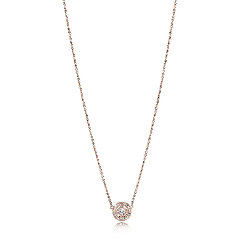 Pandora Vintage Circle CZ Collier Necklace