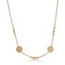 Toscano Gold Collection Toscano Roman Coin Replica Station Necklace 14K