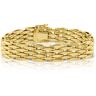 Toscano Gold Collection Toscano Mirror Panther Link Bracelet 14K