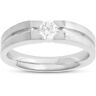 Ben Bridge Jewelers Gents Negative Channel Diamond Ring, 18K White Gold