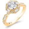 Bella Ponte Engagement Ring Setting, 14K Yellow Gold