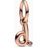 Pandora Letter D Script Alphabet Dangle Charm