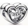 Pandora Radiant Heart & Floating Stone Charm