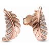 Pandora Floating Curved Feather Stud Earrings