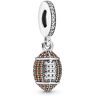 Pandora American Football Crystal & CZ Dangle Charm