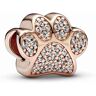 Pandora Sparkling Paw Print Charm