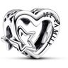 Pandora Openwork Family Heart & Star Charm