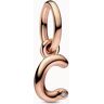 Pandora Letter C Script Alphabet Dangle Charm