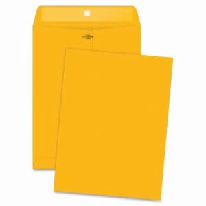 Business Source Clasp Envelopes, Heavy-Duty, 9X12, 100/Bx, Kft (Bsn04424)