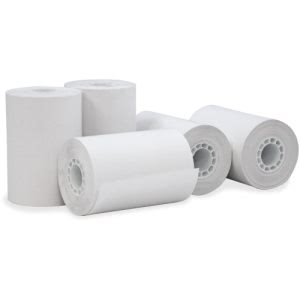 Business Source Recycled+ Receipt Paper, White, 50 Rolls (Bsn98101)
