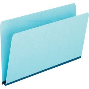 Pendaflex Pressboard File Folders, Straight Tab, Legal, Blue, 25/Box (Pfx9300)