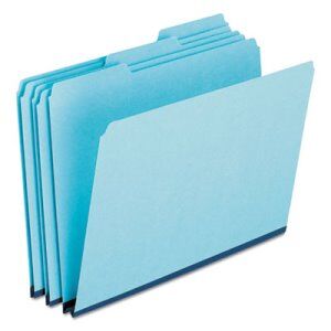 Pendaflex Pressboard Expanding Folders, Legal, Blue, 25/Box (Pfx9300T13)