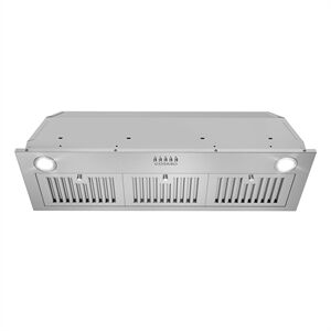 Cosmo 36 in. Insert Range Hood with Push Button Controls in Stainless Steel