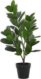 Monarch Artificial Plant - 28" Tall - Indoor - Floor - Potted - Green Leaves