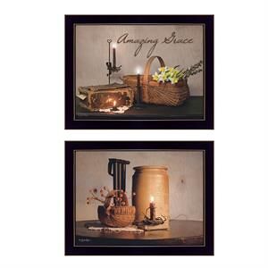 Trendy Decor4U Amazing Grace Collection By Susan Boyer Printed Wall Art Wood Multi-Color