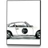 Giant Art Canvas  30x40 Porsche Framed in White