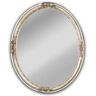 Chloe Lighting CHLOE Meryl 22"x26" Oval Resin Framed Wall Mirror in Antique Silver