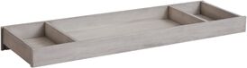 Oxford Baby Universal Wood Changing Topper in Stone Wash Gray