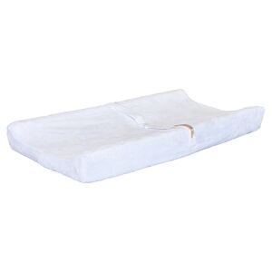 AFG Baby Furniture Fabric Contoured  Changing Pad Cover in White