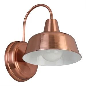 Design House Mason Indoor/Outdoor Stainless Steel Wall Light in Painted Copper