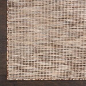 Nourison Positano 8' x 10' Beige Fabric Modern Area Rug (8' x 10')