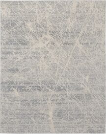 Nourison Splendid 8' x 10' Ivory Gray Fabric Contemporary Area Rug