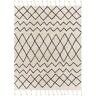 Surya Khemisset KMS-2301 96x120" Rectangle Global Cotton Rug in Black/Cream