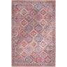 Nicole Curtis Machine Washable Series 1 4' x 6' Multicolor Vintage Indoor Rug