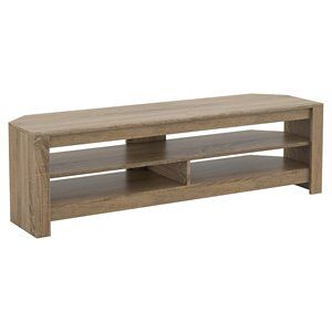 AVF Transitional Wood TV Stand for most TVs 27" to 65" in Rustic Sawn Oak