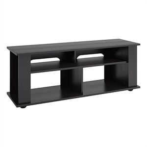 Atlin Designs Transitional Wood TV Component Stand for TVs up to 48" in Black