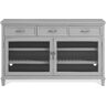 Riverside Furniture Osborne Coastal Wood Sideboard in Gray Skies