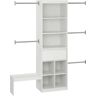 Ameriwood Home Little Seeds Engineered Wood Kids Closet Organizer in White