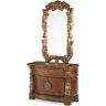 Michael Amini Villa Valencia Wood Bachelor's Chest with Mirror - Classic Chest