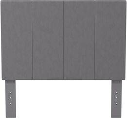 Furniture of America Ramone Fabric Full/Queen Headboard in Gray